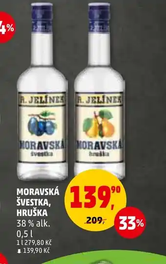 Penny Market MORAVSKÁ ŠVESTKA, HRUŠKA 0.5L nabídka