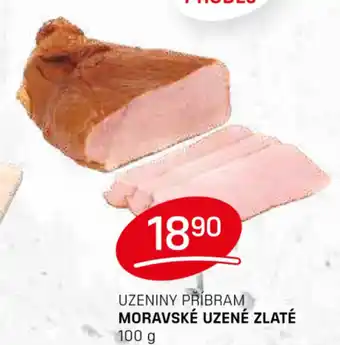 Flop UZENINY PŘÍBRAM MORAVSKÉ UZENÉ ZLATÉ nabídka