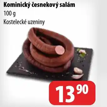 Partner Maloobchodní síť Kominický česnekový salám nabídka
