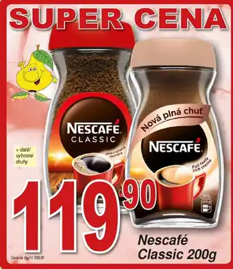 Hruška Nescafé Classic 200g nabídka