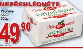 Hruška Vepřové sádlo 500g nabídka