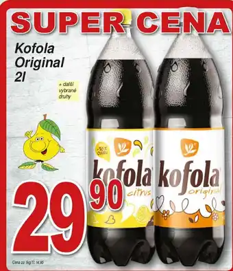 Hruška Kofola Original 2L nabídka