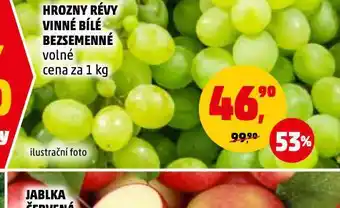 Penny Market Hrozny révy vinné bílé bezsemenné nabídka