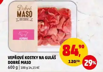 Penny Market Vepřové kostky na guláš nabídka