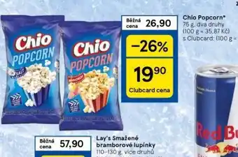 Tesco Chio popcorn nabídka