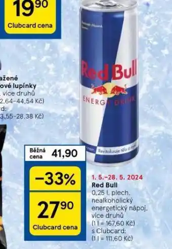 Tesco Red bull nabídka