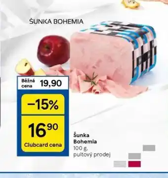 Tesco Šunka bohemia nabídka