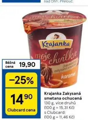 Tesco Krajanka zakysaná smetana nabídka