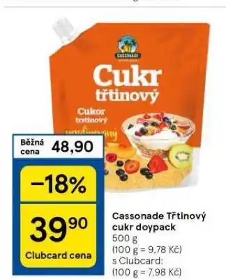 Tesco Cassonade třtinový cukr nabídka