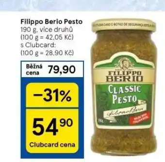 Tesco Filippo berio pesto nabídka