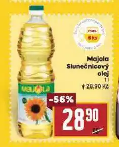 Billa Majola slunečnicový olej nabídka