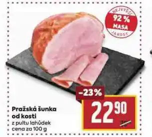 Billa Pražská šunka od kosti nabídka