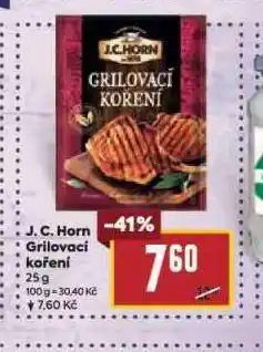 Billa J. c. horn grilovací koření nabídka