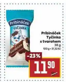 Billa Pribináček tyčinka s tvarohem nabídka