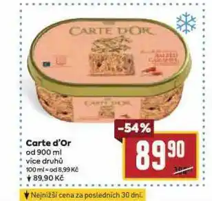 Billa Zmrzlina carte d'or nabídka