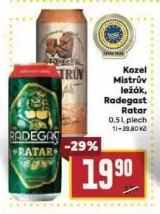 Billa Pivo radegast nabídka