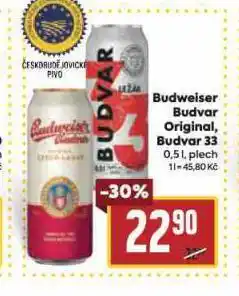 Billa Pivo budweiser budvar nabídka