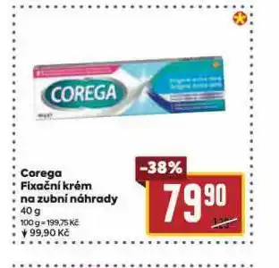 Billa Corega fixační krém nabídka