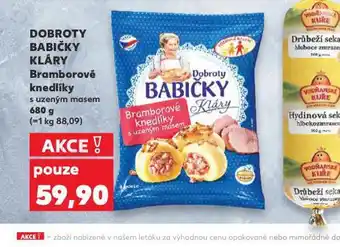 Kaufland Bramborové knedlíky s uzeným masem nabídka