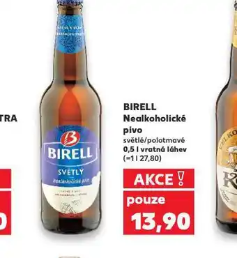 Kaufland Pivo birell nealko nabídka