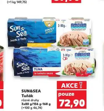 Kaufland Sun & sea tuňák nabídka