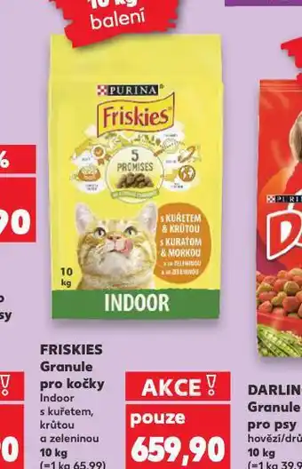 Kaufland Friskies granule pro kočky nabídka