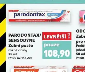 Kaufland Sensodyne zubní pasta nabídka