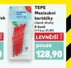 Kaufland Tepe mezizubní kartáčky nabídka