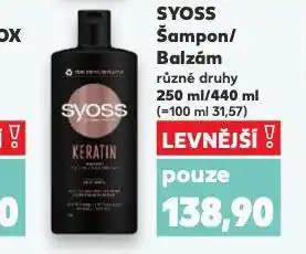 Kaufland Syoss šampon, balzám nabídka