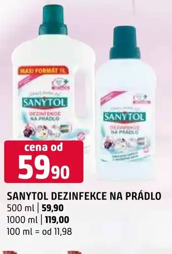 Terno SANYTOL DEZINFEKCE NA PRÁDLO nabídka