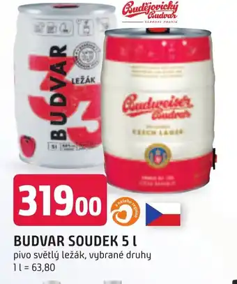 Trefa BUDVAR SOUDEK 5 L nabídka