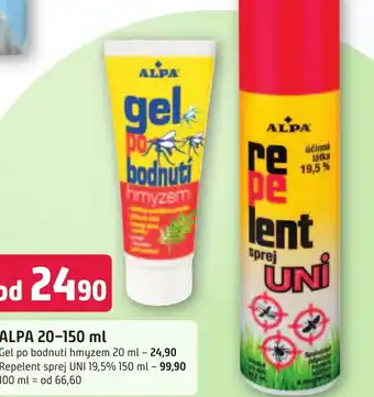 Trefa ALPA 20-150 ml nabídka