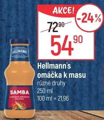 Globus Hellmann's omáčka k masu nabídka