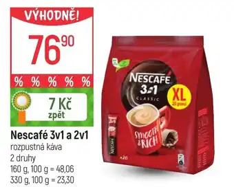 Globus Nescafé 3v1 a 2v1 nabídka