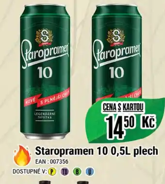 Tamda Foods Staropramen 10 0,5L plech nabídka