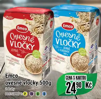 Tamda Foods Emco ovesné vločky 500g nabídka