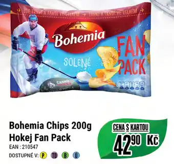 Tamda Foods Bohemia Chips 200g Hokej Fan Pack nabídka