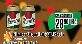 Tamda Foods Pilsner Urquell 0,33L Plech nabídka