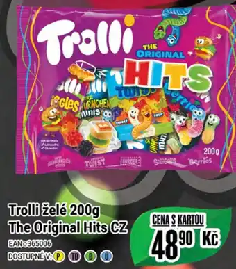 Tamda Foods Trolli želé 200g The Original Hits CZ nabídka