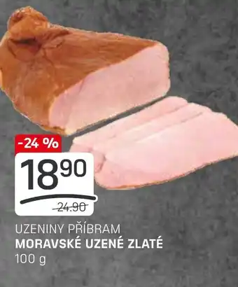 Flop UZENINY PŘÍBRAM MORAVSKÉ UZENÉ ZLATÉ nabídka