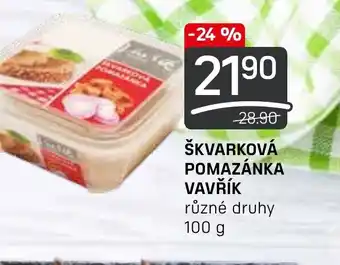 Flop ŠKVARKOVÁ POMAZÁNKA VAVŘÍK nabídka