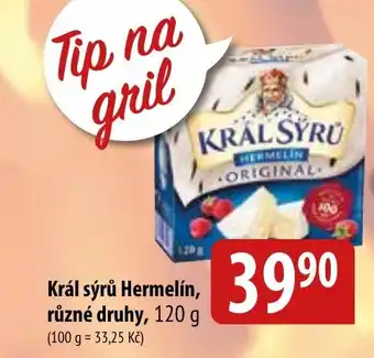 Bala Král sýrů Hermelín, různé druhy, 120 g nabídka