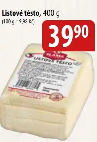 Listové těsto, 400 g