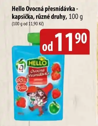 Bala Hello Ovocná přesnídávka - kapsička, různé druhy, 100 g nabídka