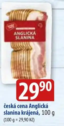 Bala česká cena Anglická slanina krájená, 100 g nabídka