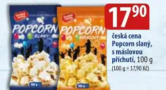 Bala Česká cena Popcorn slaný, s máslovou příchutí, 100 g nabídka