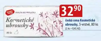 Bala česká cena Kosmetické ubrousky, 3-vrstvé, 80 ks nabídka