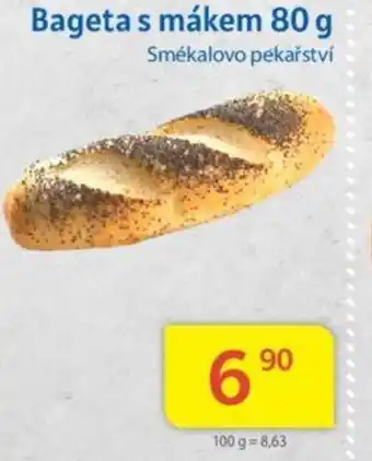 Kubík potraviny Bageta s mákem 80 g nabídka