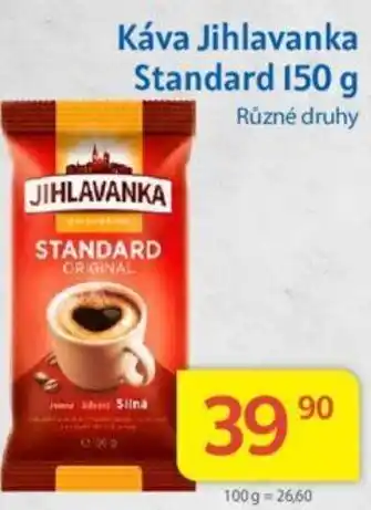 Kubík potraviny Káva Jihlavanka Standard 150 g nabídka