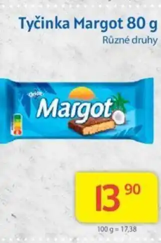 Kubík potraviny Tyčinka Margot 80 g nabídka